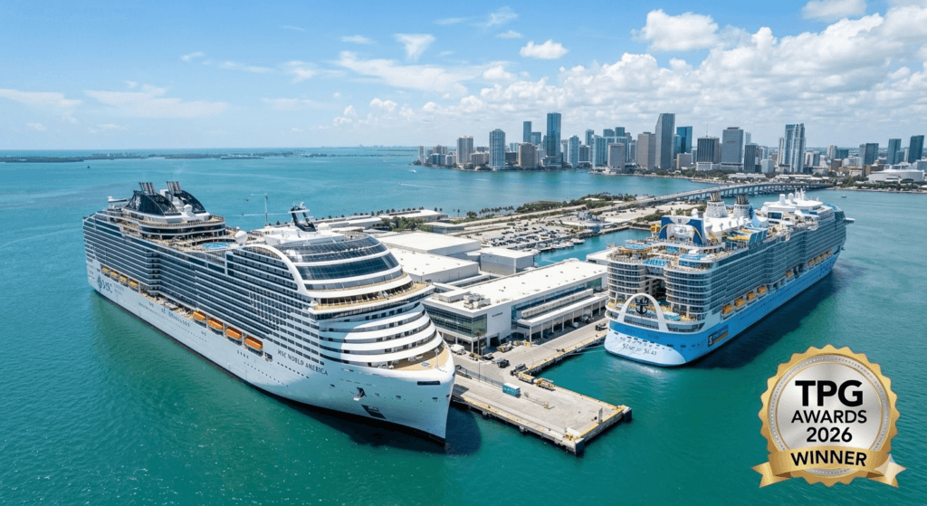 2026 TPG Awards winning cruise ships and MSC World America technical analysis.