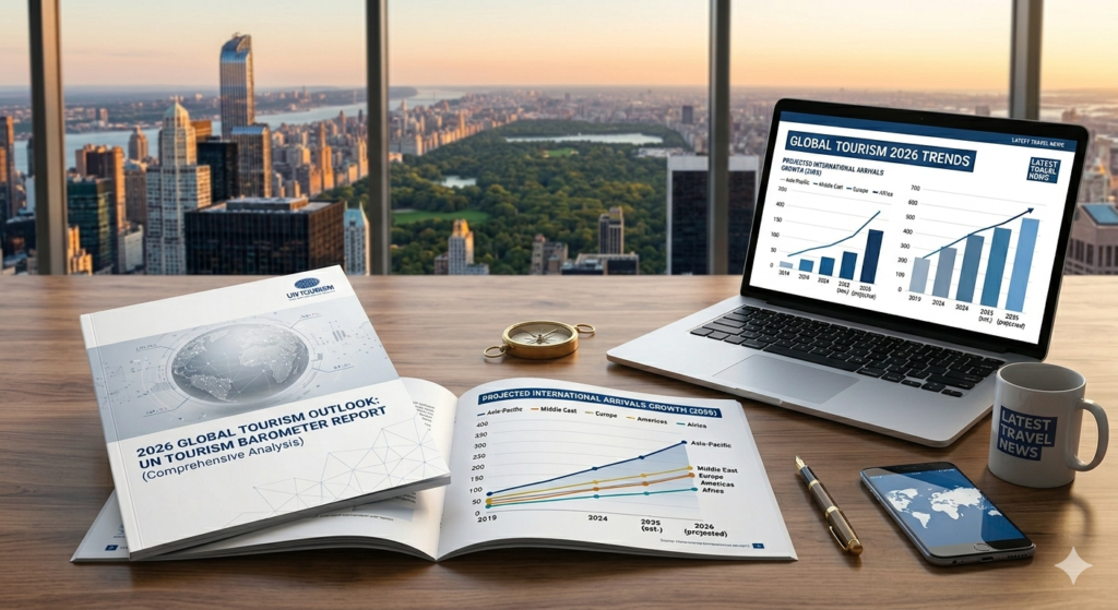 Comprehensive 2026 global tourism growth analysis based on UN Tourism Barometer metrics.